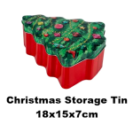 Christmas Storage Tin - Tree Design